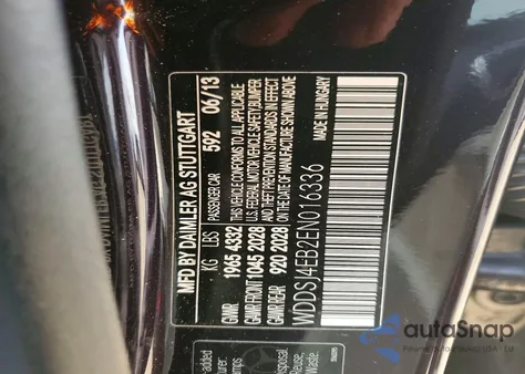 2014 Mercedes-Benz Cla 250 from USA, damaged, VIN WDDSJ4EB2EN016336